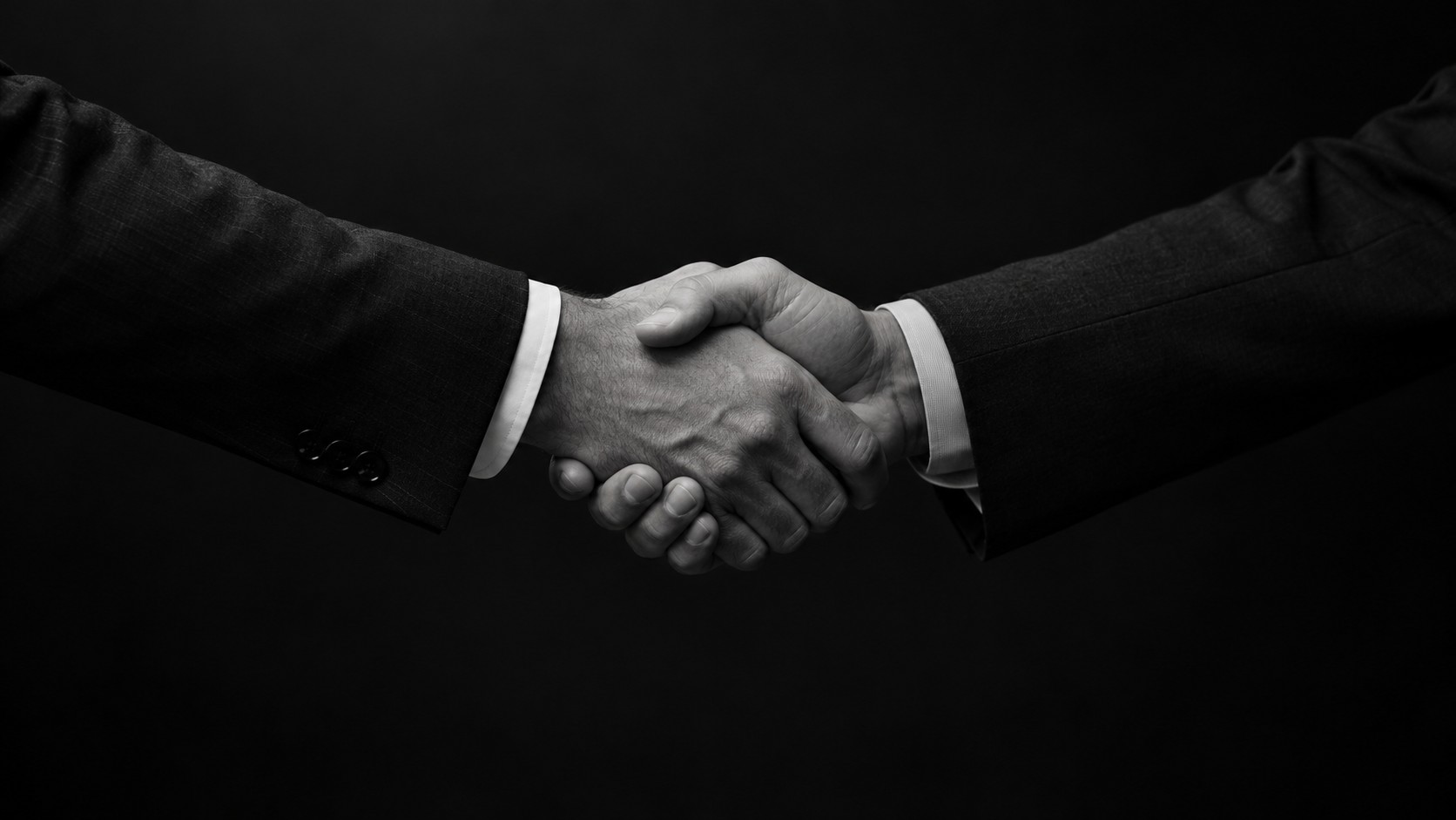 A handshake between business partners
